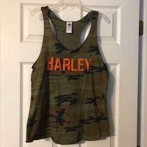Harley Davidson Camouflage Racerback Tank